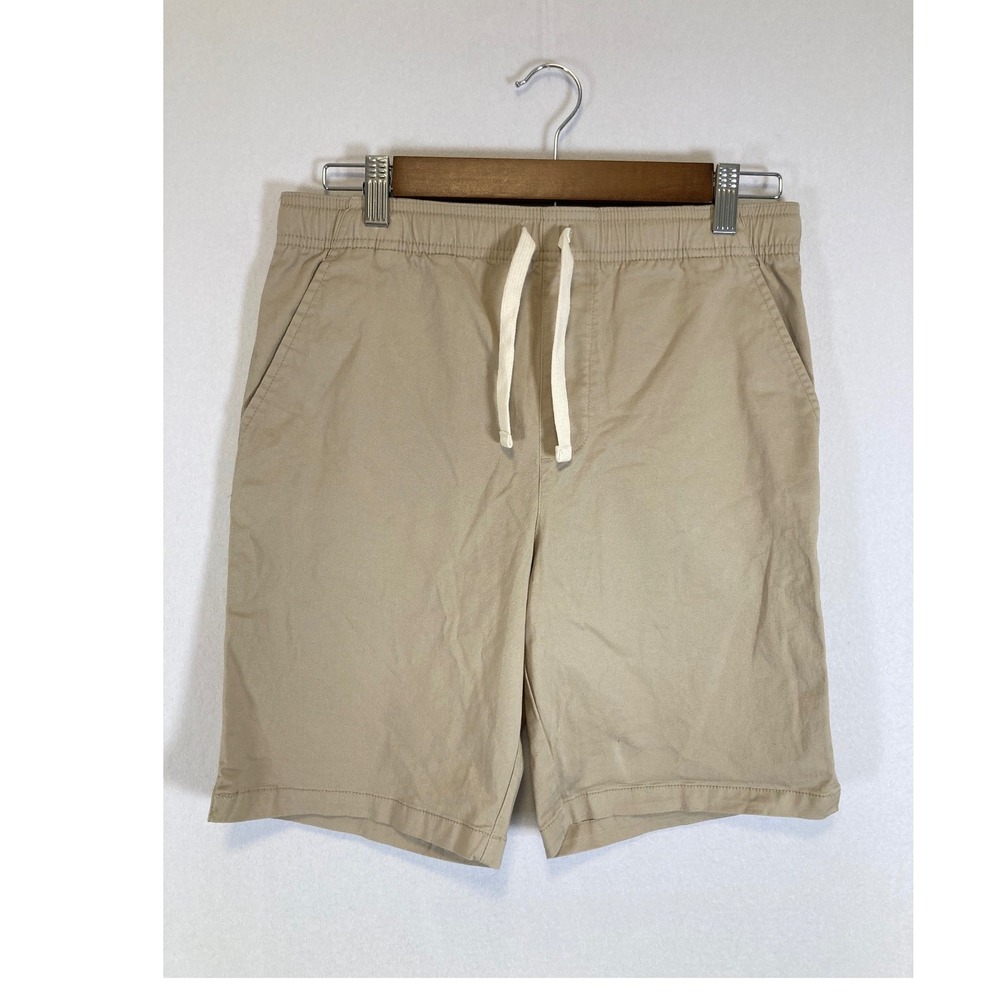 Casual Preppy Goodfellow & Co Mens XS Tan Khaki Elastic Drawstring Chino Shorts